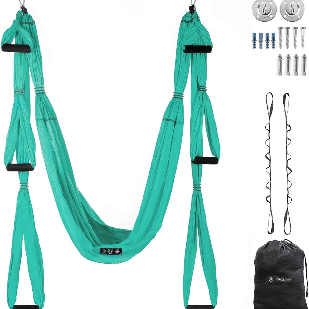UpCircleSeven Turquoise Yoga Hammock NEW